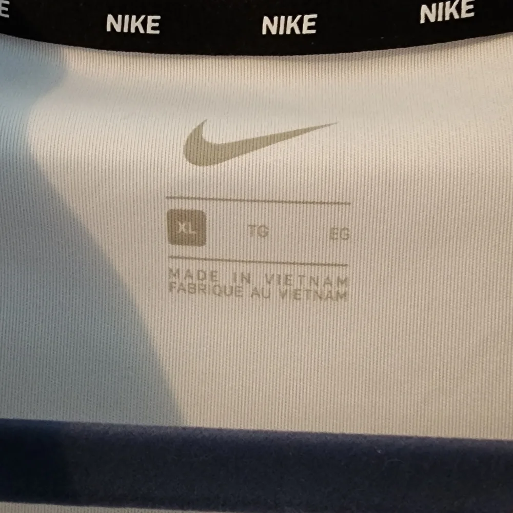 Men's Nike Gator White/Royal Striped‎ Polo shirt NWT sz XL
